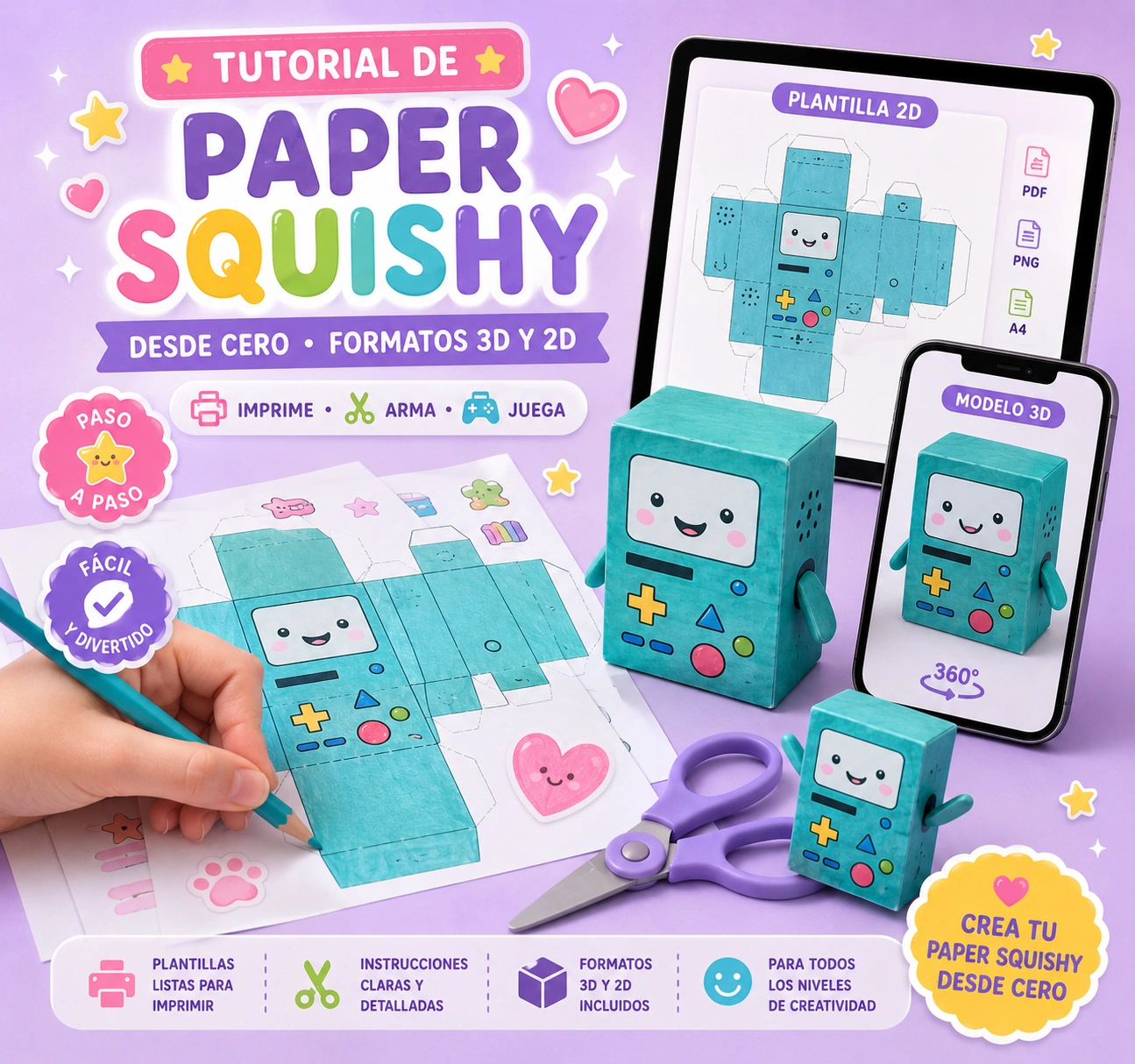 Bono 1: Tutorial de Paper Squishy