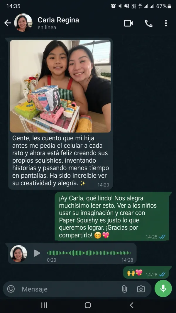 Captura de conversación real en WhatsApp 5